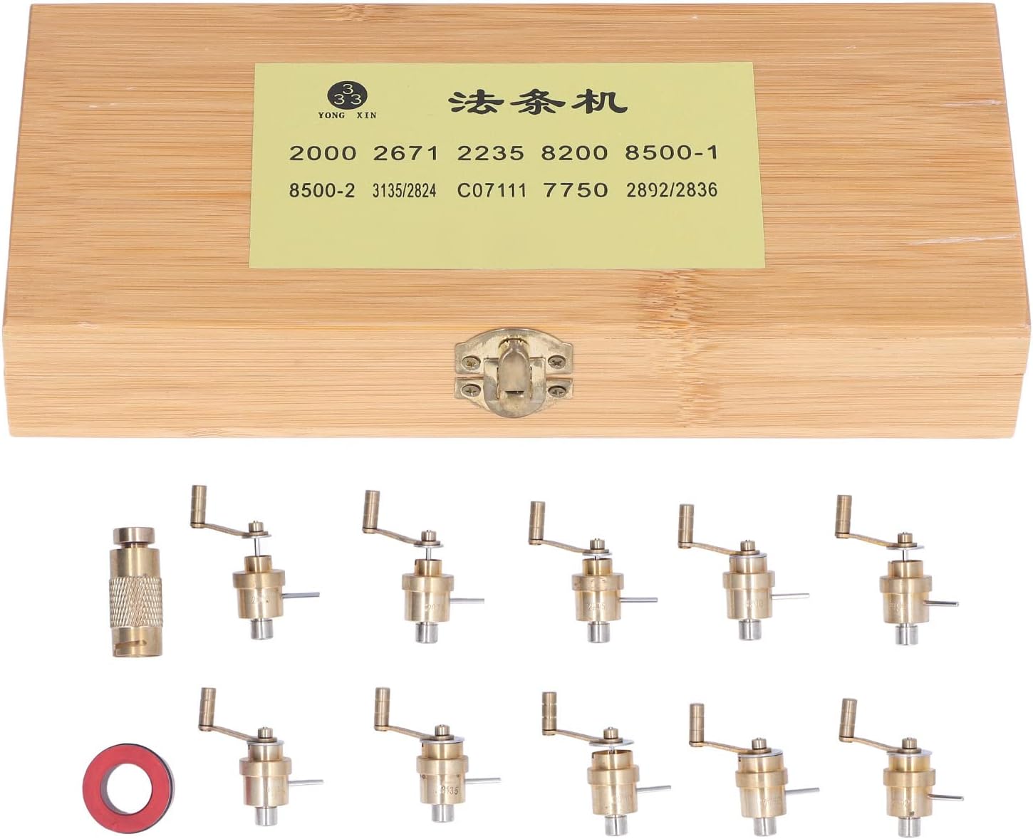 Prof. Brass Watch Winder Set - Repair Like a Pro!