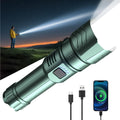 SKYFIRE Rechargeable Flashlight High Lumen Zoomable - Bright, Durable