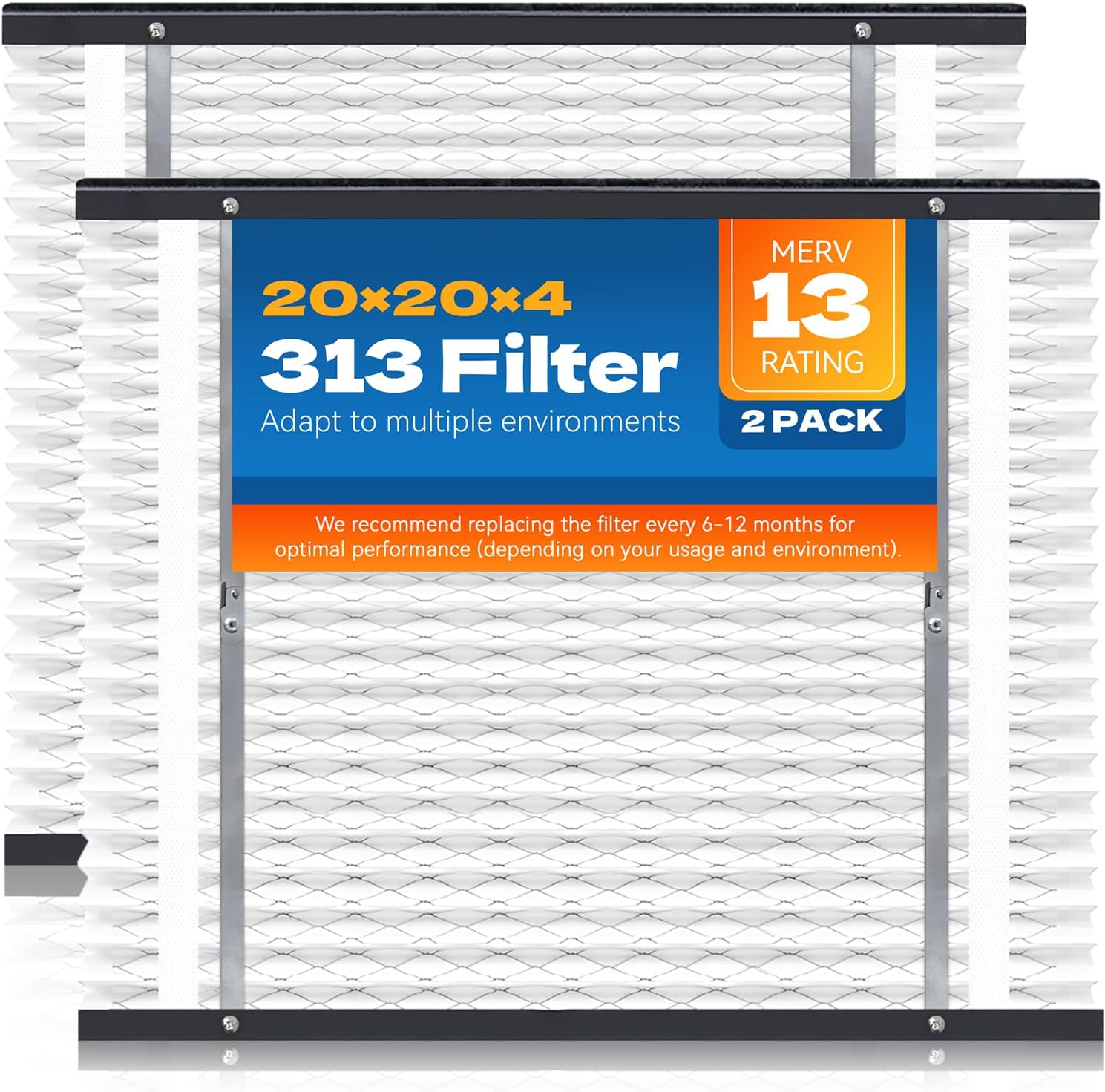 2-Pack 313 Replacement Filter for AprilAire Air Purifiers