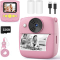 Instant Print Camera for Kids - HD 1080P Print & DIY Photos