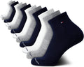 Tommy Hilfiger Mens Quarter Socks 12 Pack - Cushioned Arch Support