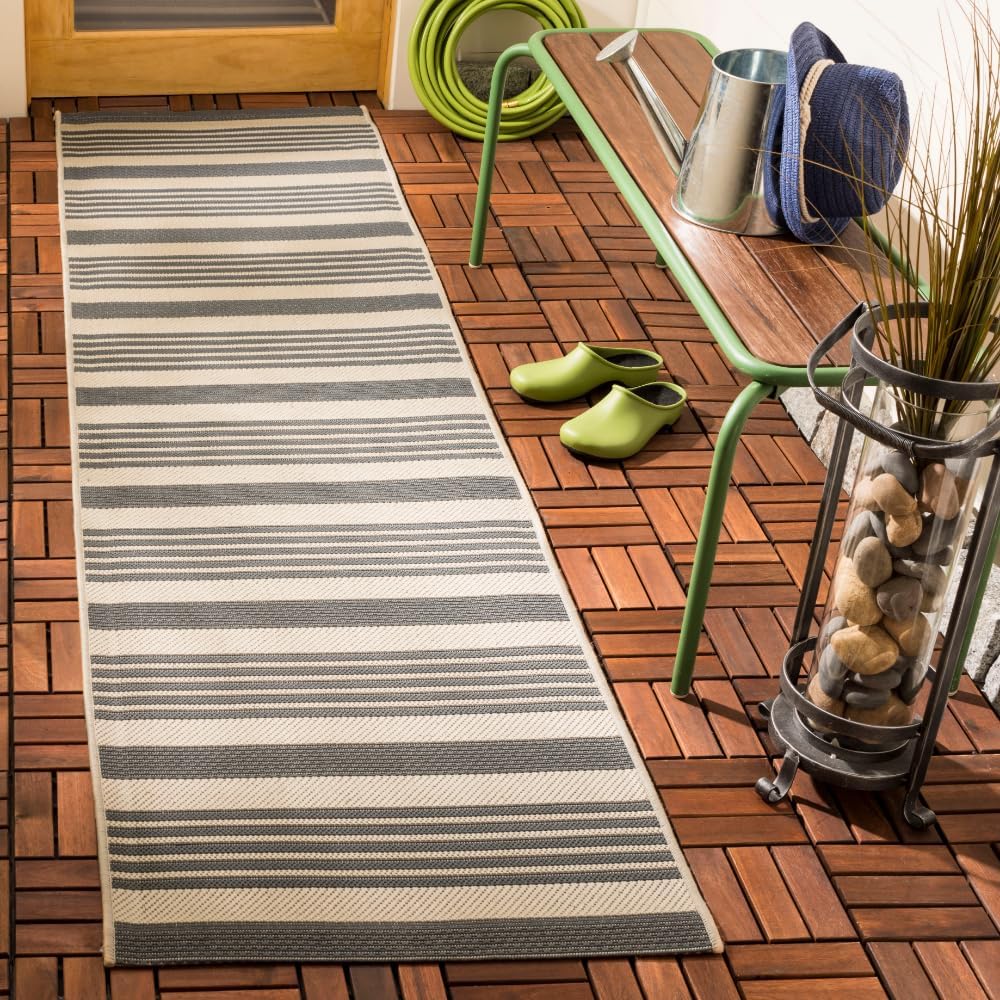 SAFAVIEH Courtyard Collection Runner Rug - Stylish & Durable