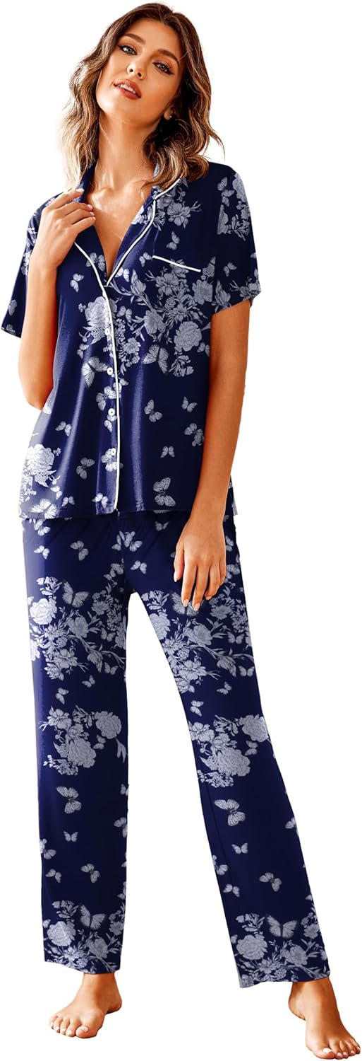 Avidlove Women Pajamas Set Soft Sleepwear Pjs for Comfort