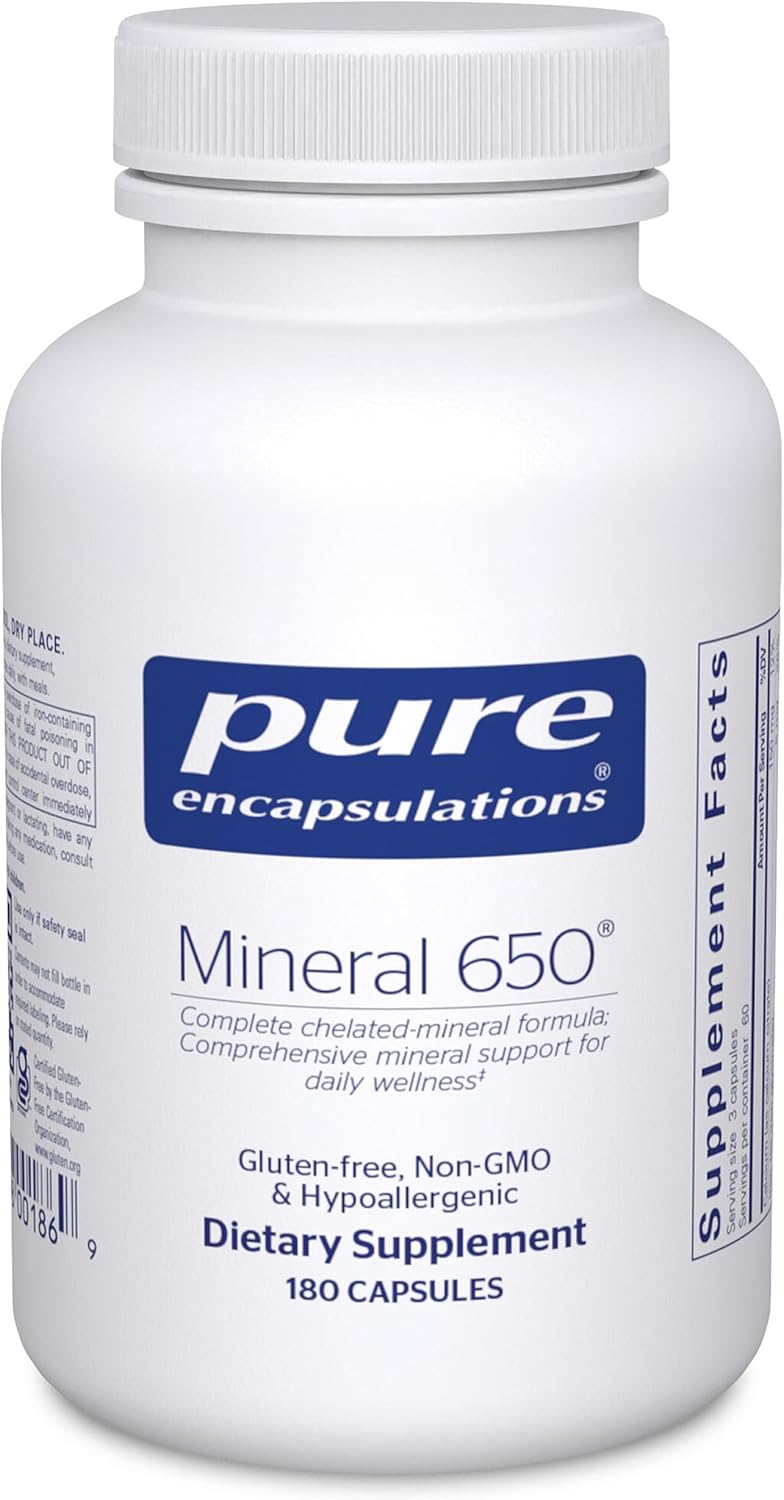 Mineral 650 Hypoallergenic Chelated Minerals for Optimal Health