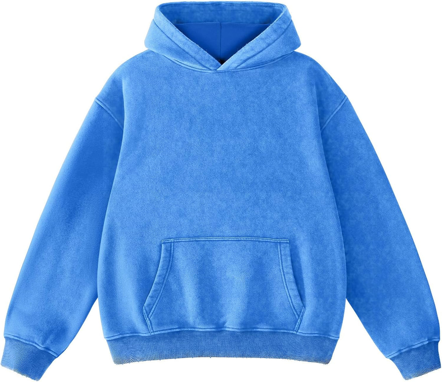 Oversized Acid Wash Hoodie for Women - Vintage Streetwear Style