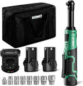 KIMO 3/8ft Extended Electric Ratchet Wrench Set - Compact 12V Power