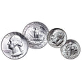 USA Pre-1965 90% Silver $1 Face Coin Lot - Mixed Dimes & Quarters