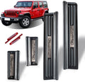 Rowa 304 Stainless Steel Door Sill Guards Compatible with Jeep