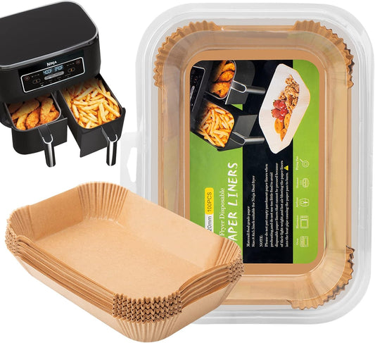 100pc Air Fryer Liners: Easy Clean-Up with MooManGoo