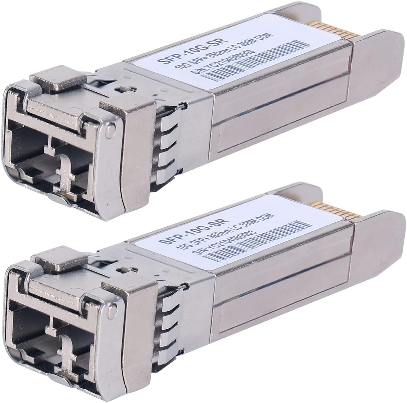 2PCS 10G SFP LC MMF Transceiver for High-Speed Networking