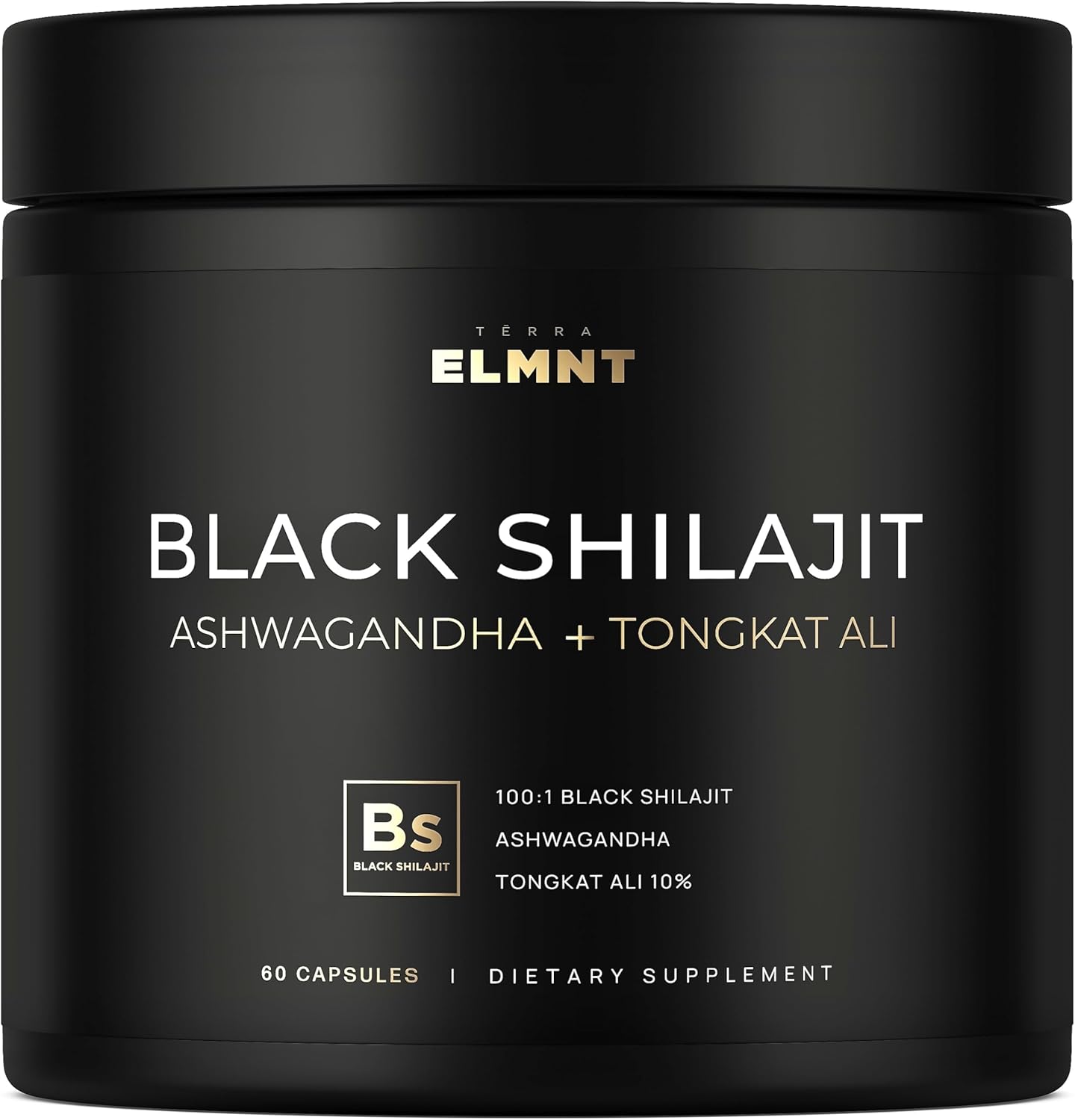 100X Strength Black Shilajit for Men with Ashwagandha & Tongkat Ali