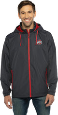 Men's Packable Collegiate Wind Jacket - Lightweight Fan Jacket