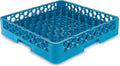 OptiClean Plate Rack 2.5in Pegs, Blue Pack of 6 - Durable Dish Rack