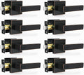 Privacy Door Levers 8 Pack Oil Rubbed Bronze - Heavy Duty Interior