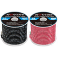 14 Gauge Marine Wire 100ft Red + 100ft Black - Durable Tinned Copper