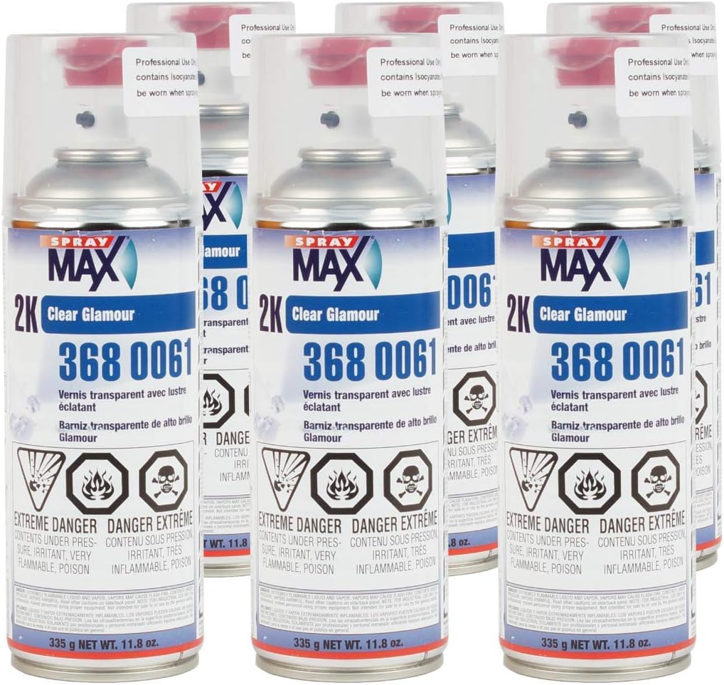 Spray Max USC 2K High Gloss Clearcoat Aerosol for Superior Finish
