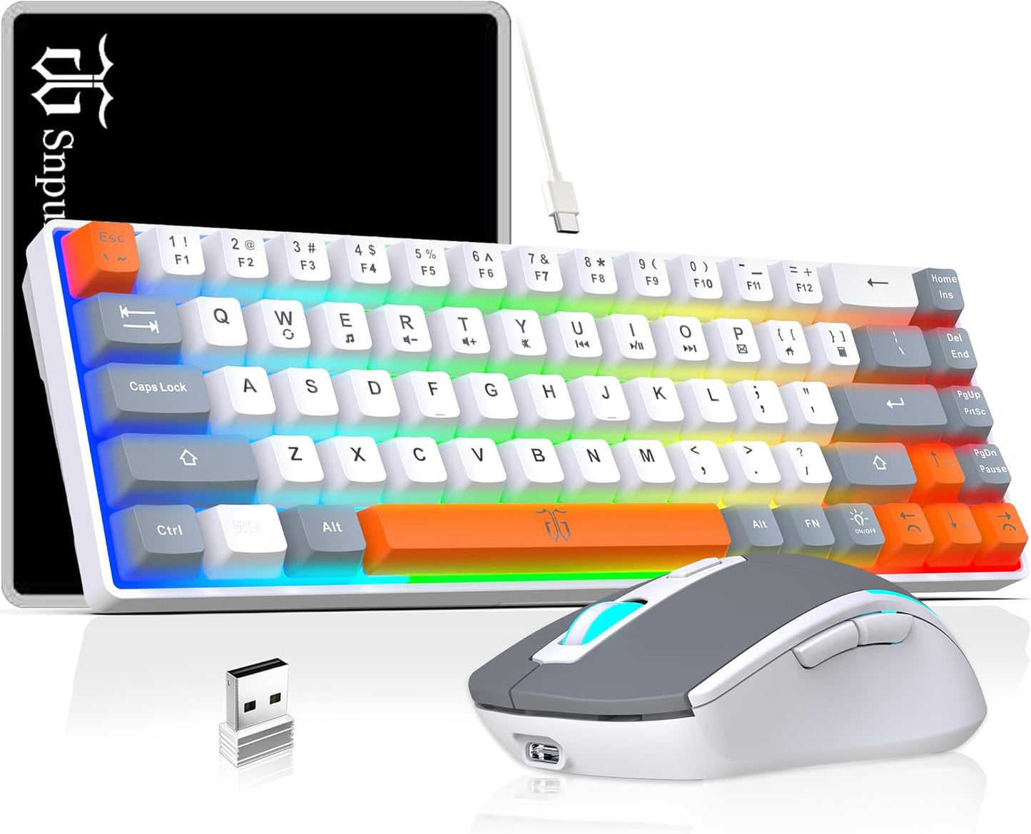 Snpurdiri 60% Wireless Gaming Keyboard and Mouse Combo Review