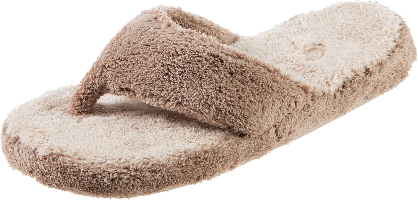 Acorn Women's Spa Thong Slippers with Cloud Like Comfort