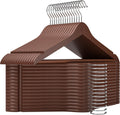 StorageWorks 30 Wooden Hangers for Coats and Shirts Organization