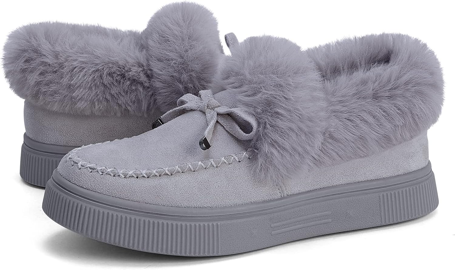 TINSTREE Winter Flat Boots for Women - Warm, Durable & Stylish