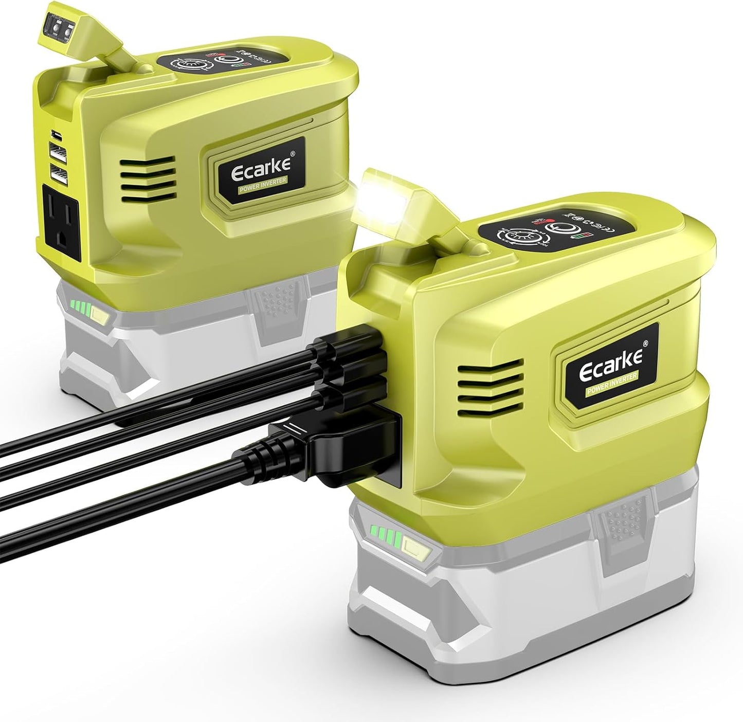 Power Inverter Compatible with Ryobi 18V Battery for Versatile Use