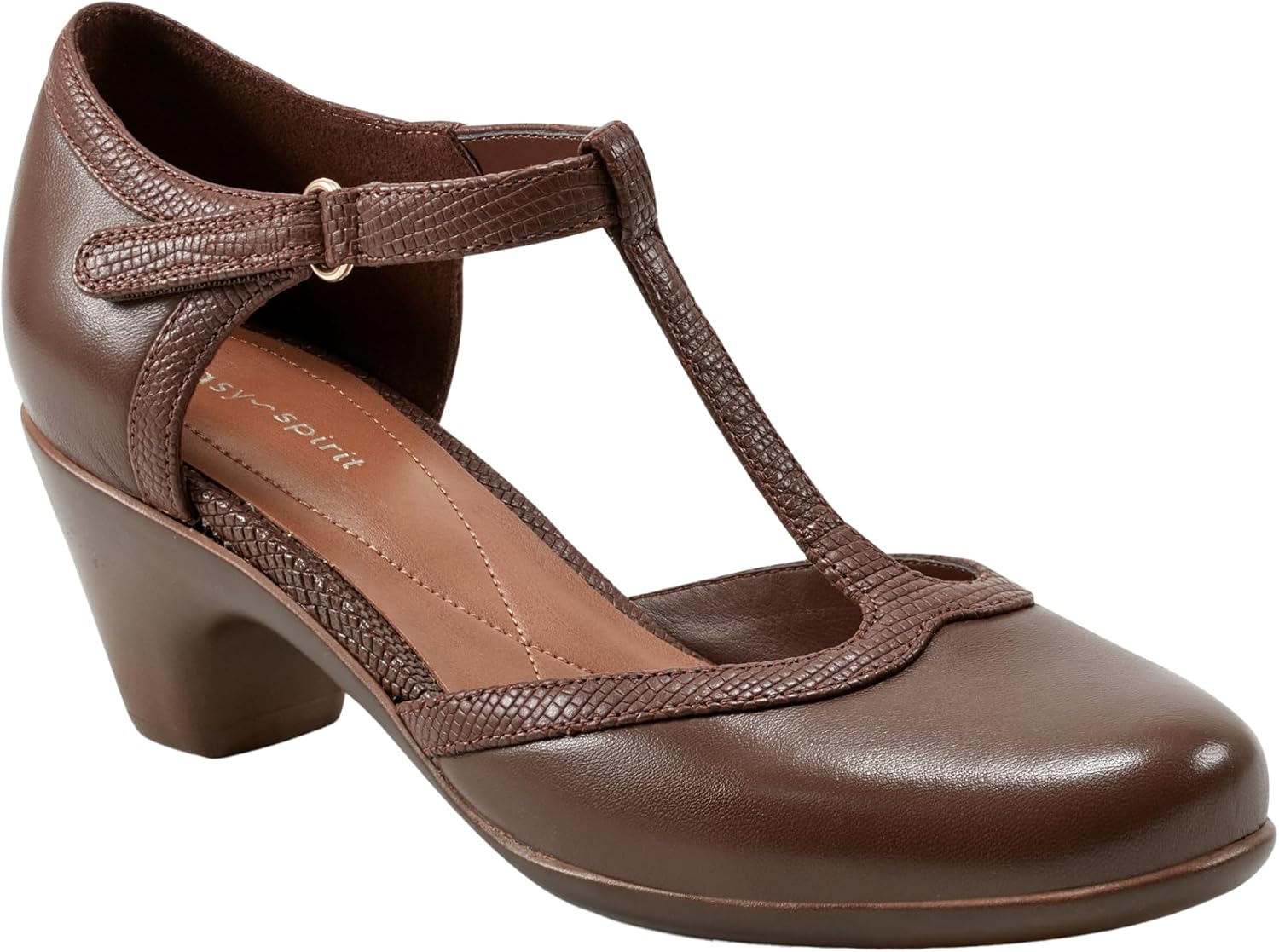 Easy Spirit Women's Cara T-Strap Pump: Comfort Meets Style