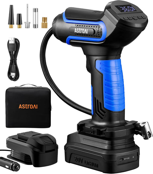 Portable Cordless Tire Inflator - 150 PSI Power