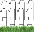 Ashman 25 Inch Shepherds Hook Variation 8 Pack - Durable Garden Stakes