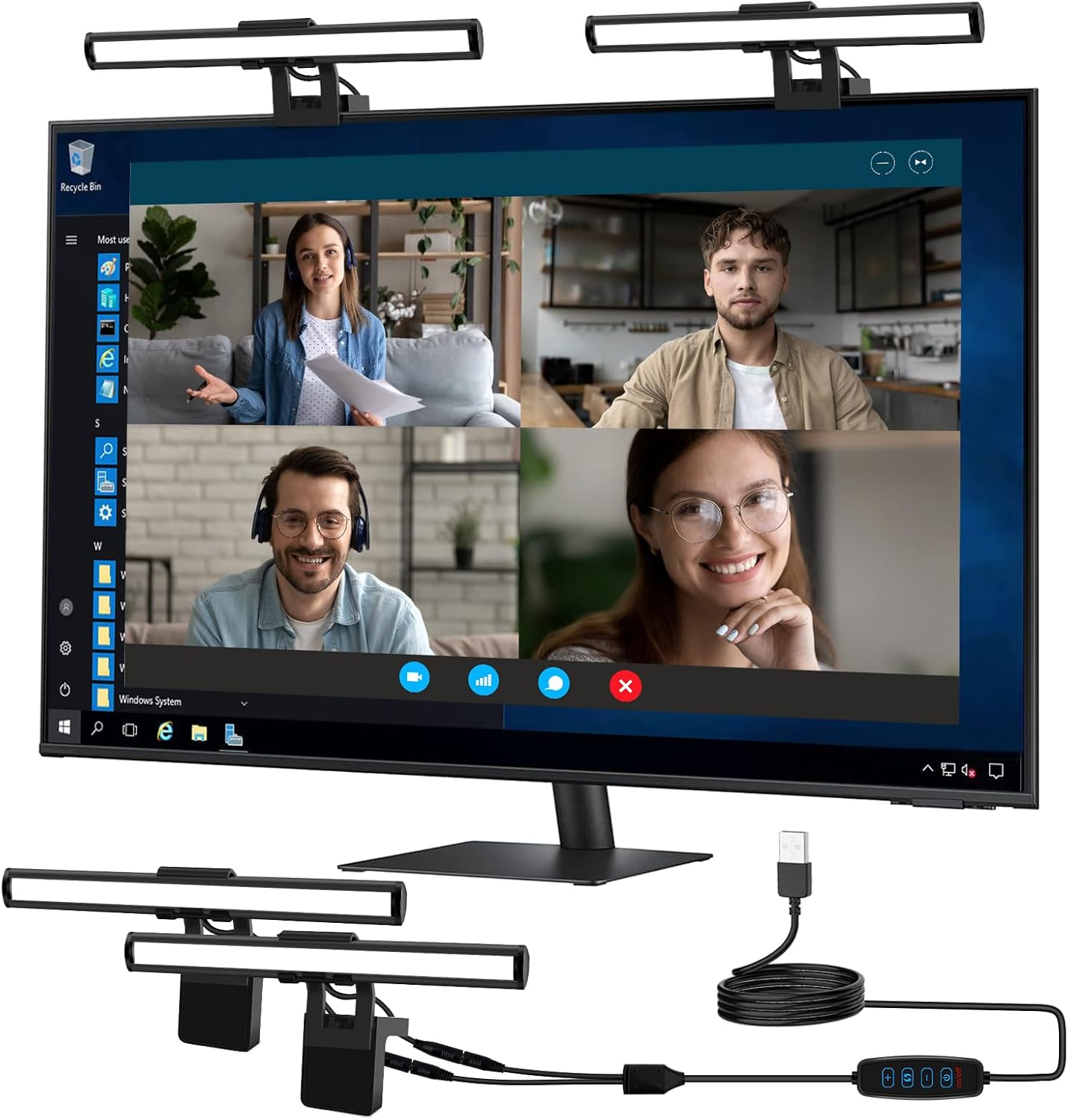 Yeenhoopy Video Light - Illuminate Your Virtual Presence!