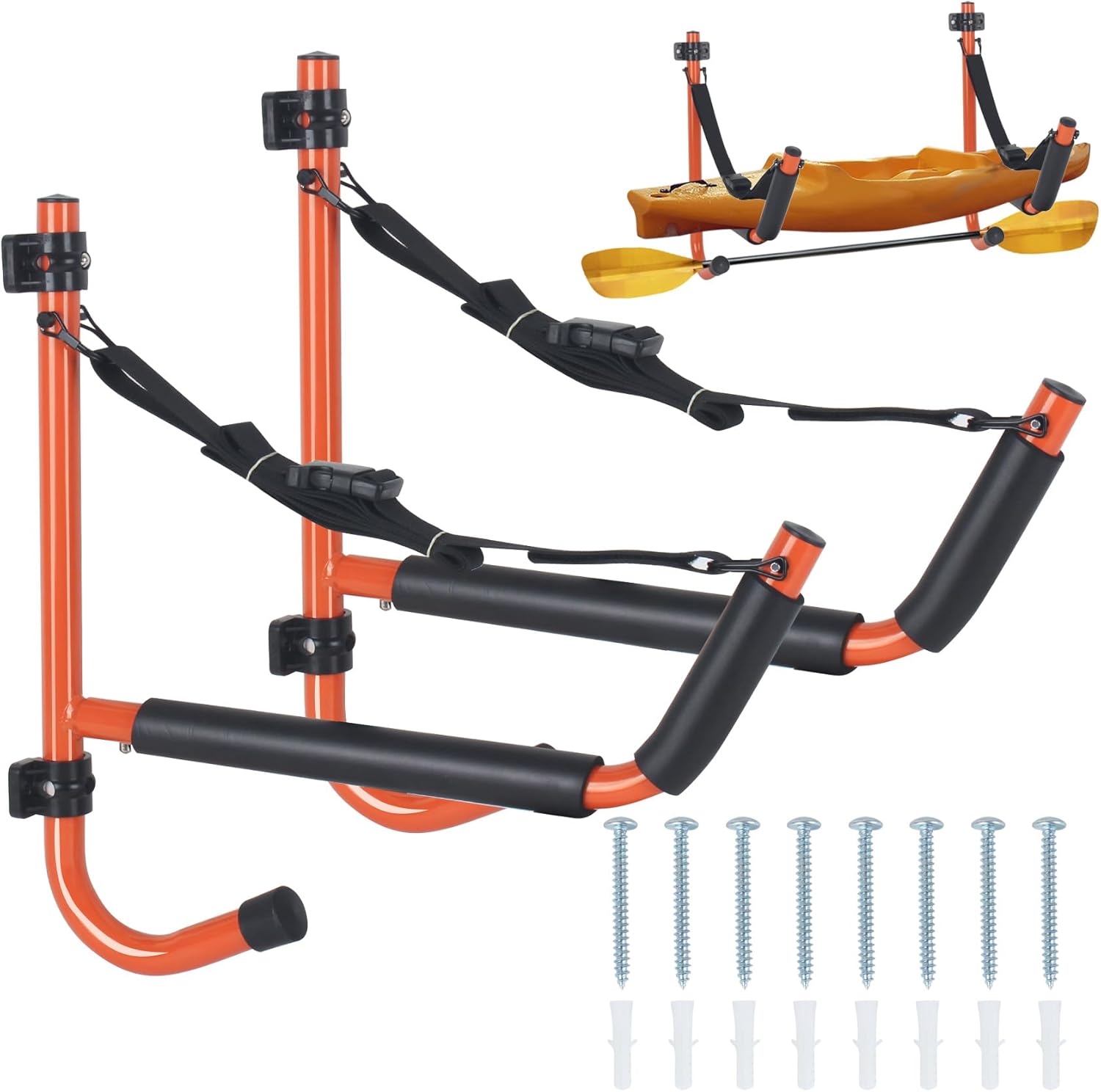 Space-Saving Kayak Rack: Organize with Ease!