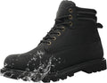 Work Boots for Men Full-Grain Leather Waterproof Soft Toe - Durable