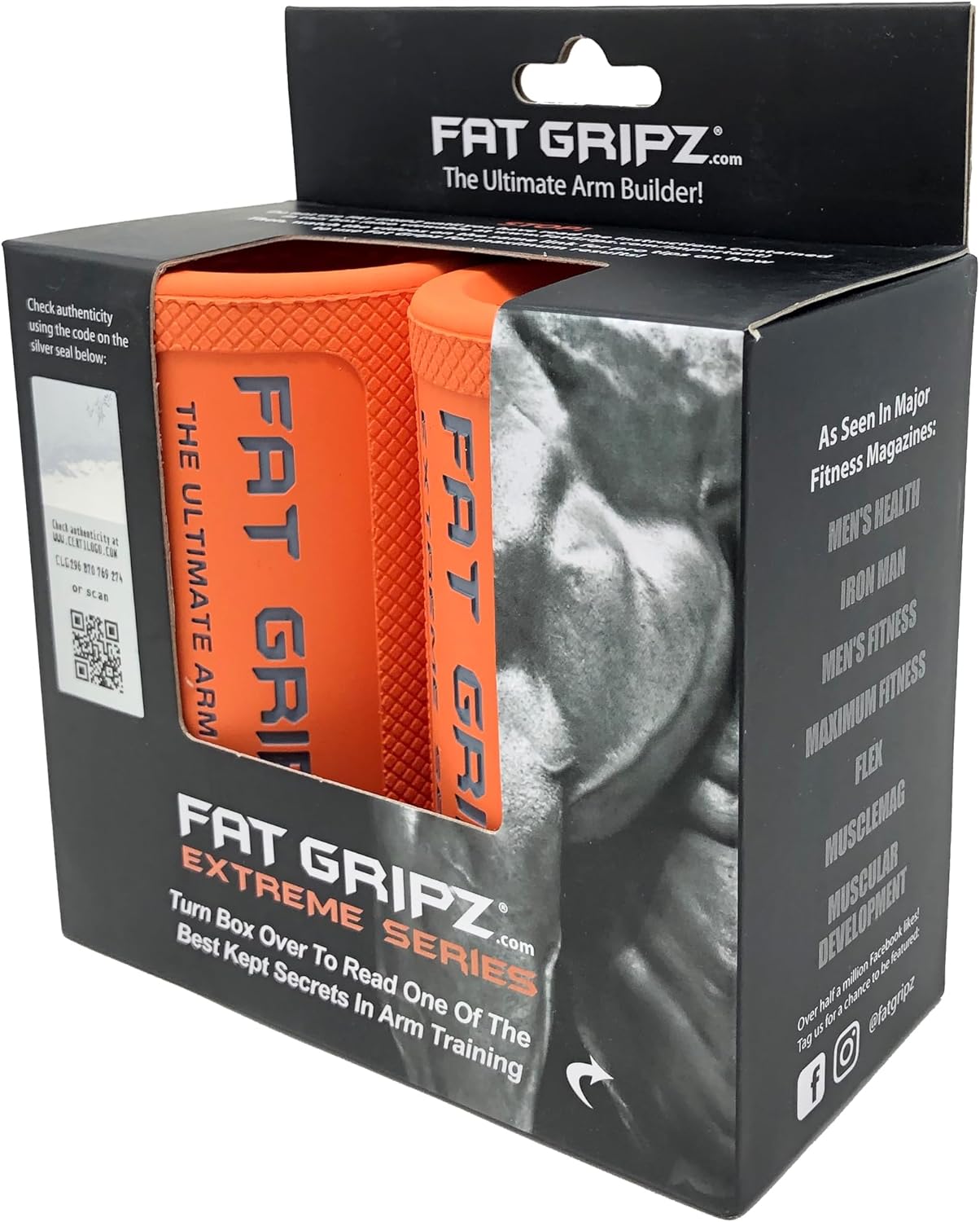 Fat Gripz Extreme for Ultimate Arm Strength and Size Gains