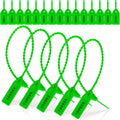 1000 Pcs Plastic Tamper Seals 250 mm Green - Numbered Security Tags