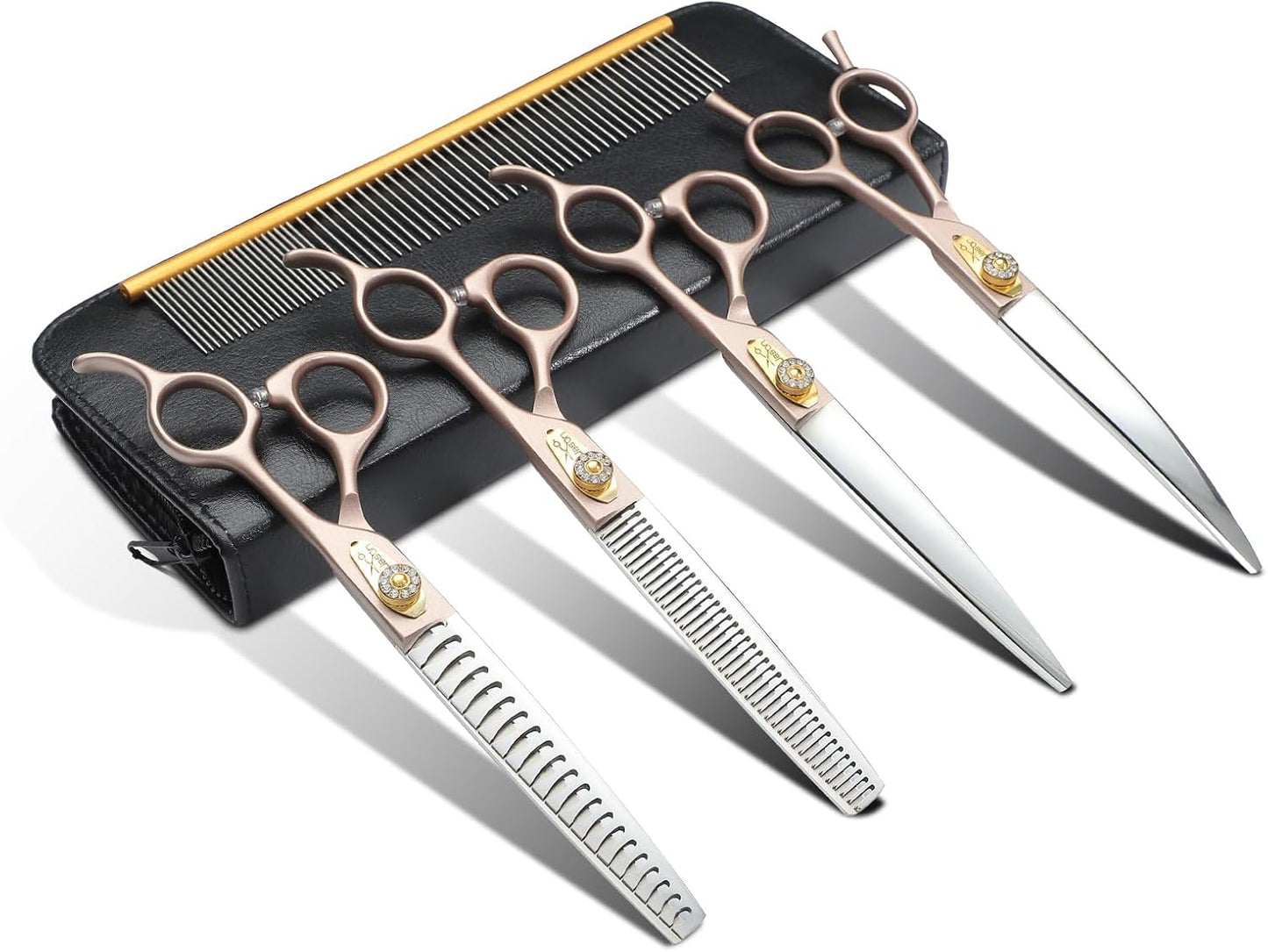 Professional Dog Grooming Scissors Set for Precision Trimming