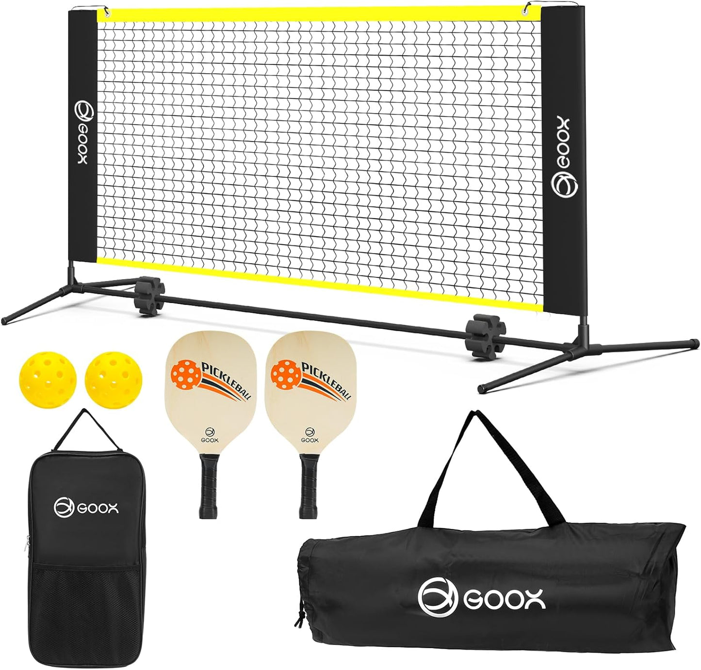 6FT Mini Pickleball Net Set for Quick Indoor/Outdoor Practice