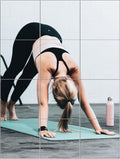 Ruomeng Home Gym Mirror Tiles 10 in x 10 in 12pcs - Flexible Frameless