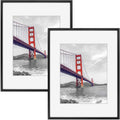 Frametory 11x14 Metal Picture Frame with Mat for 8x10 Photos