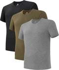 Men's Bamboo Rayon Undershirt Crewneck Tees (Style R3VC)