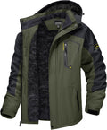 Men's Winter Skiing Jacket with Fleece Lining - Warm Insulated Parka