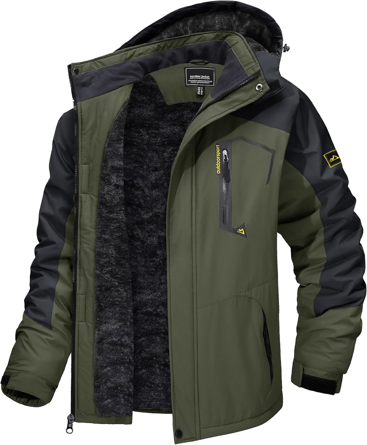 TACVASEN Men's Winter Skiing Jackets for Outdoor Sports Comfort