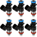 Set of 6 Fuel Injectors Compatible with Jeep Grand Cherokee & Dodge