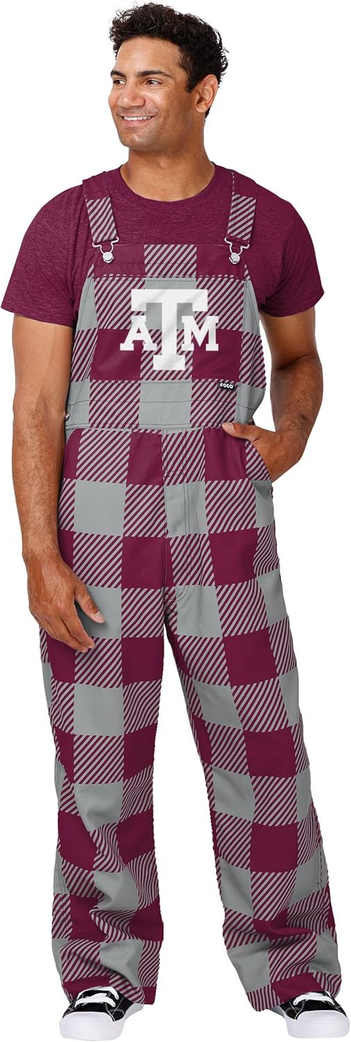 NCAA College Team Logo Bib Overalls for Game Day Enthusiasts
