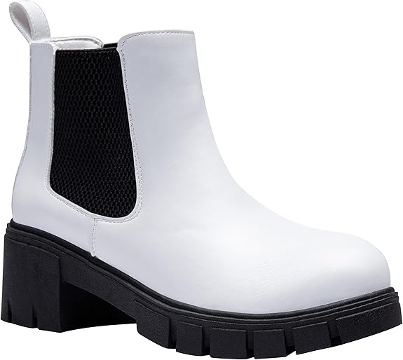 Vepose Women's 936 Lug Sole Platform Chelsea Ankle Boots Review