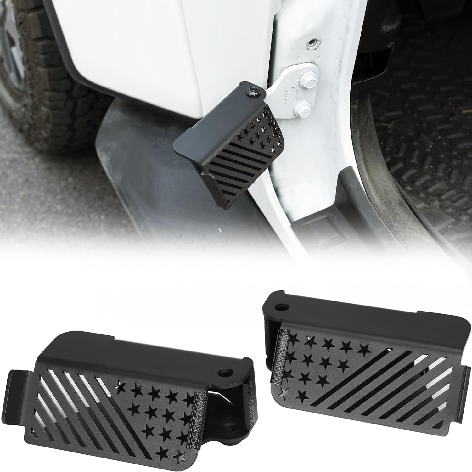 Upgraded 120 Wrangler Foot Pegs for JK JL Gladiator JT 2007-2025