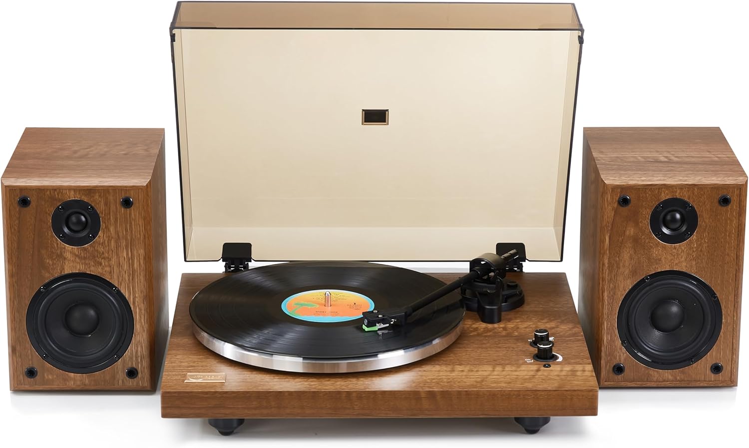 Arkrocket Vinyl Record Player: Hi-Fi Sound & Wireless Bluetooth