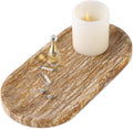 Koville Turkish Natural Marble Tray 12x6 - Elegant Vanity Catchall