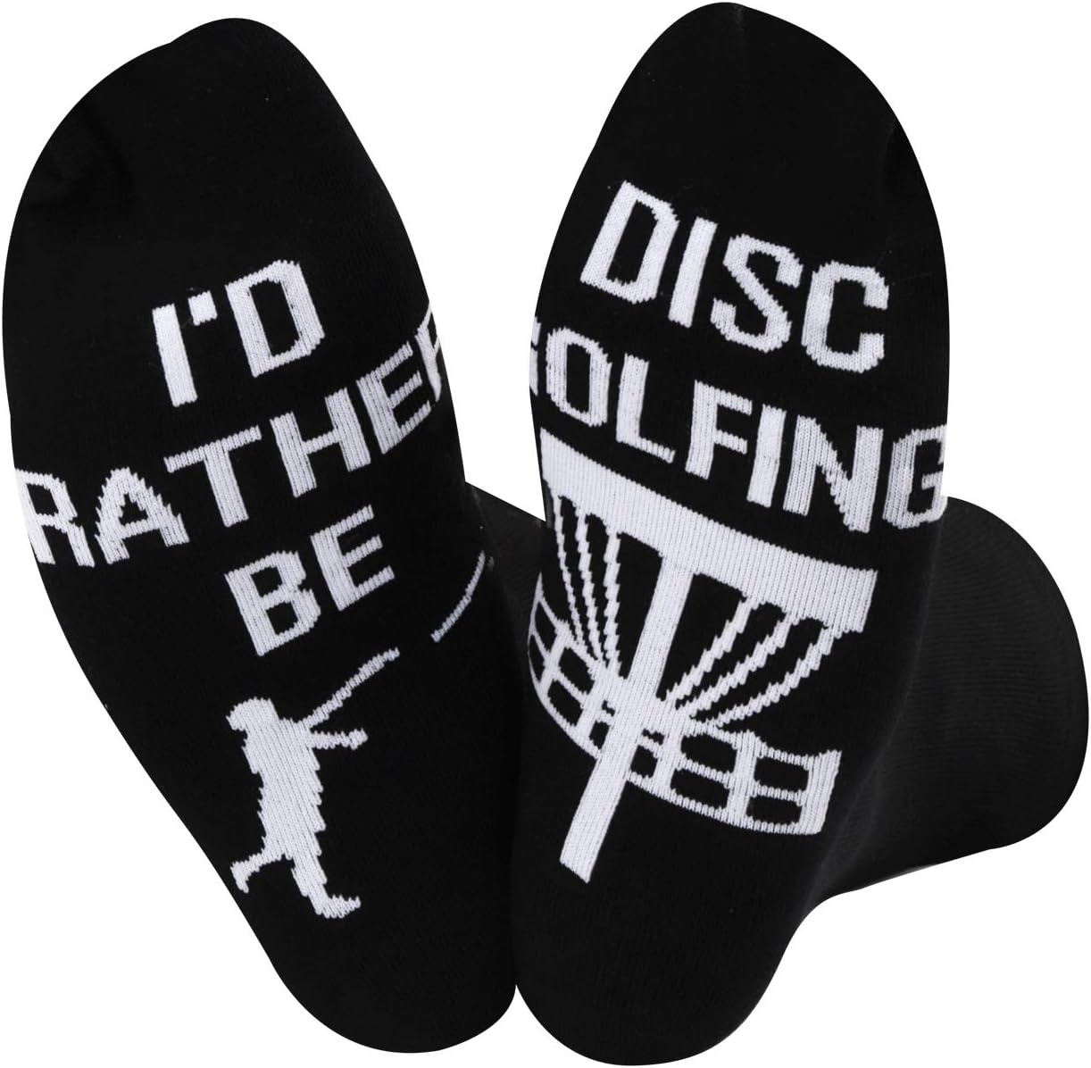 I'd Rather Be Disc Golfing Socks by TSOTMO