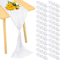 24 Pack Cheesecloth Table Runner 20 x 120 in - Bulk Wedding Decor