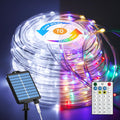 ICRGB Solar Lights Outdoor 66FT 200LED Rope Lights - Long Run Time