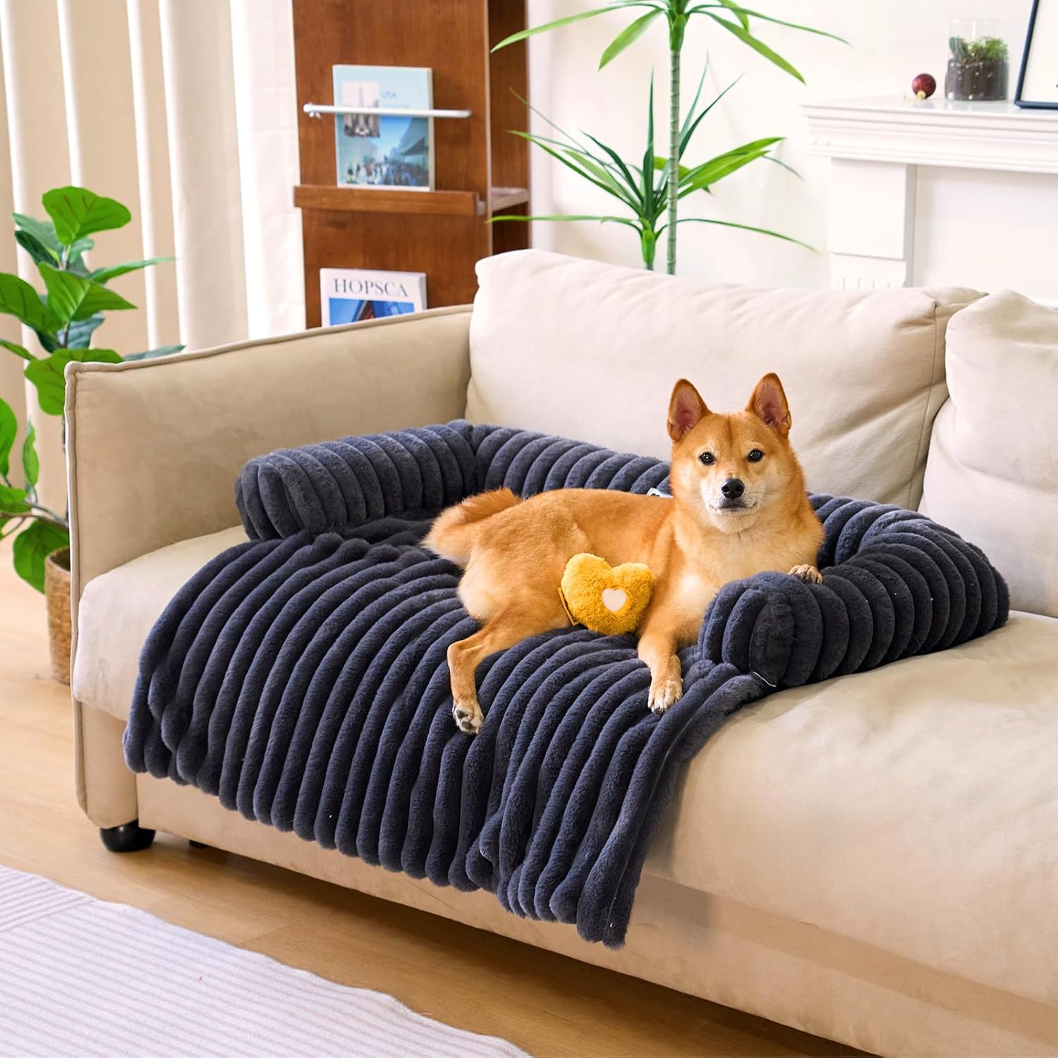 Protect Your Couch with FUNNY FUZZY Pet Couch Cover for Dogs